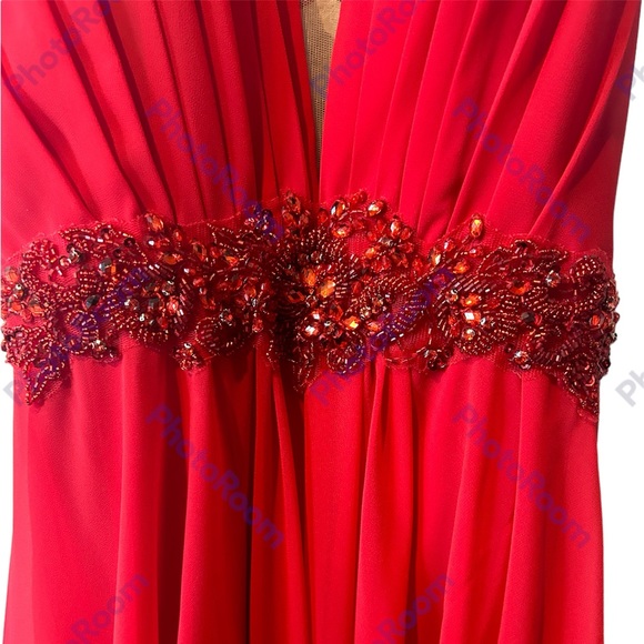 Alyce Paris Red Evening Dress - Picture 7 of 11